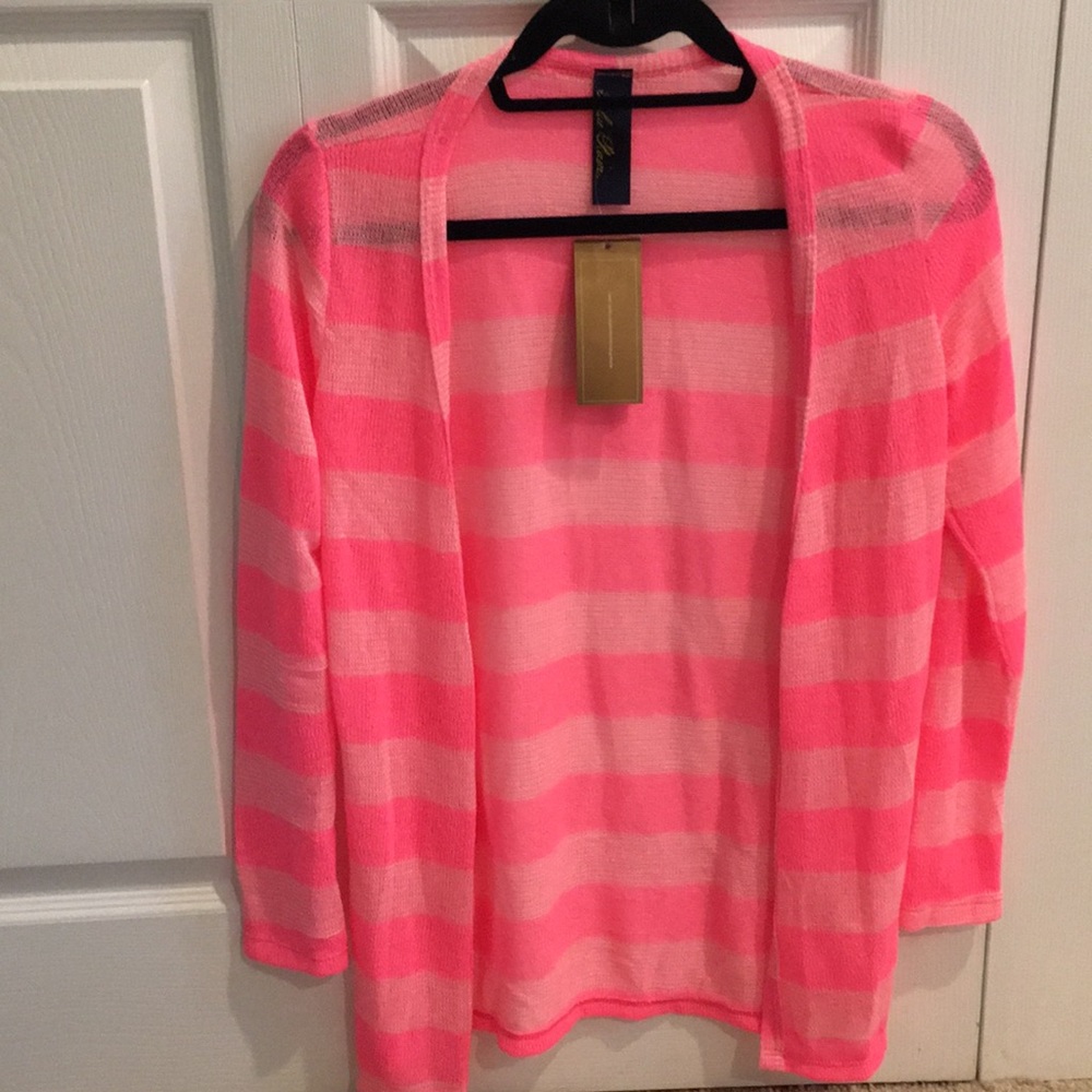 Bright Pink Cardigan
